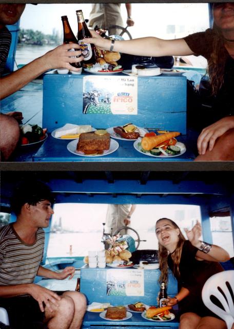 one of the first boat-parties